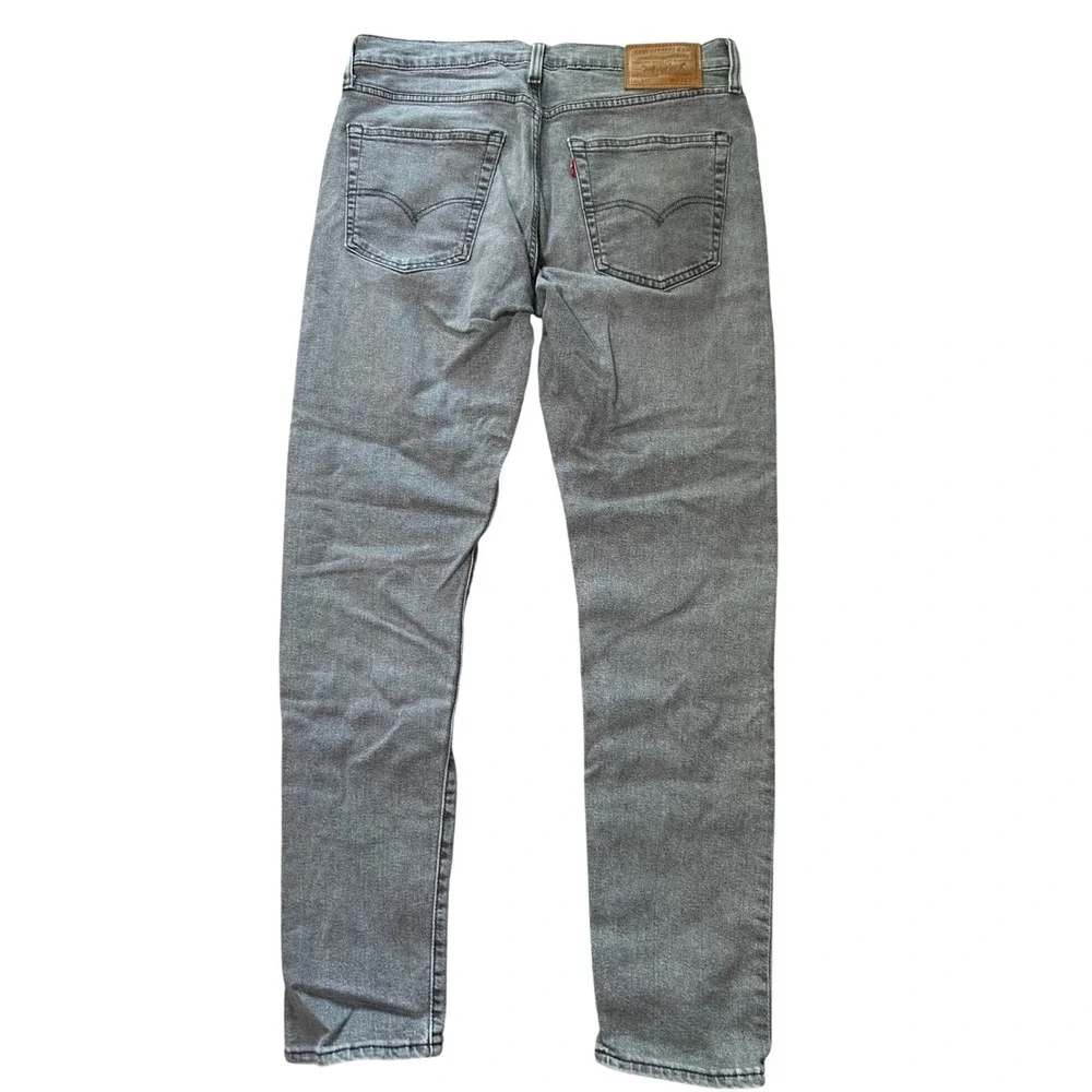 Levis 512 Slim Taper Grey Jeans Mens 33x32 Casual Classic Minimalist Everyday